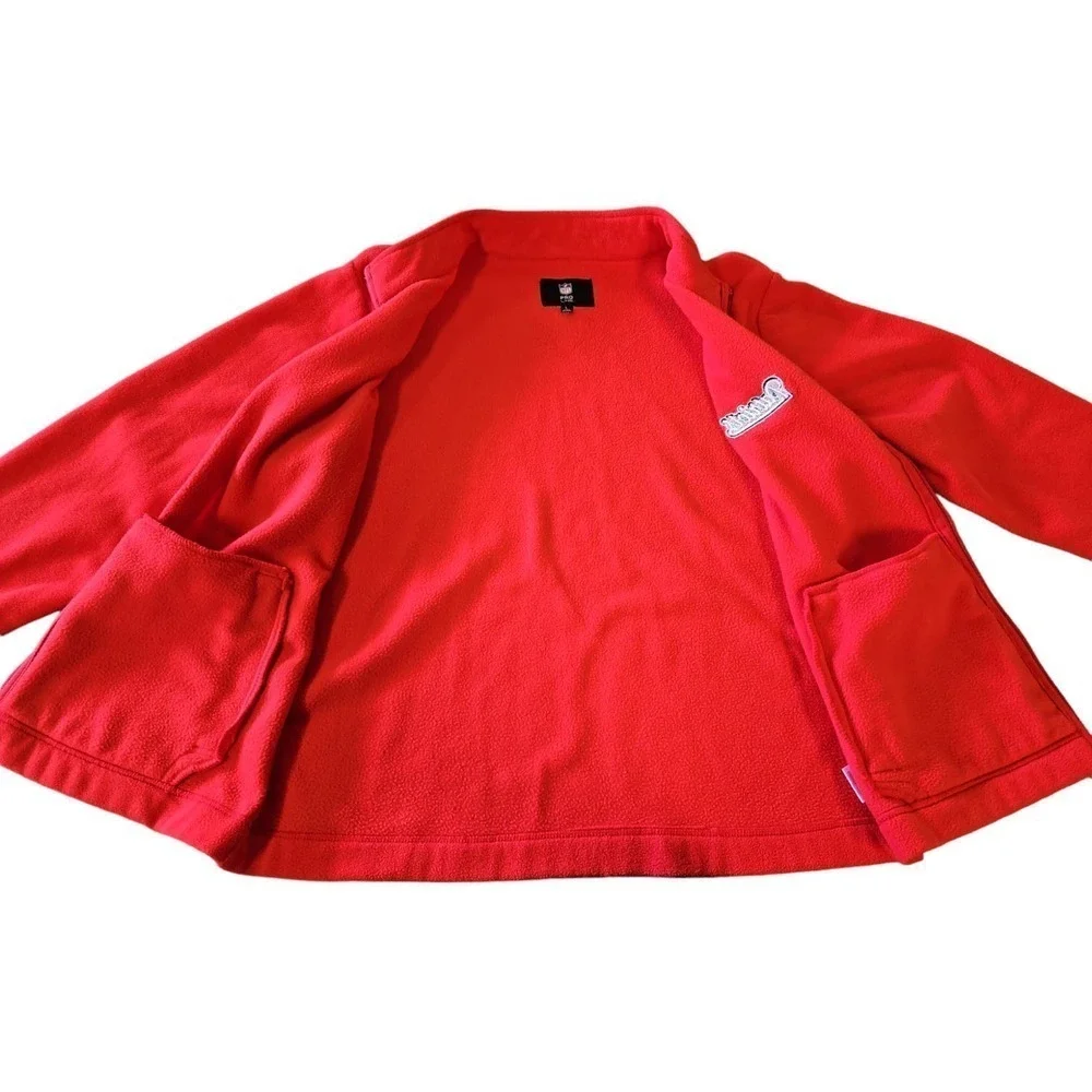 NFL Pro Line Unisex New‎ England Patriots Zipper Fleece Sz Large